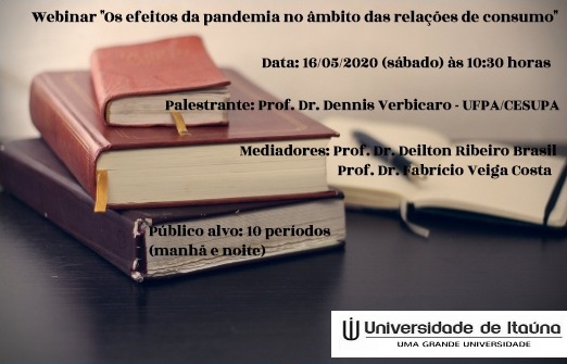 Webinar os efeitos da pandemia no ambito das relacoes de consumo