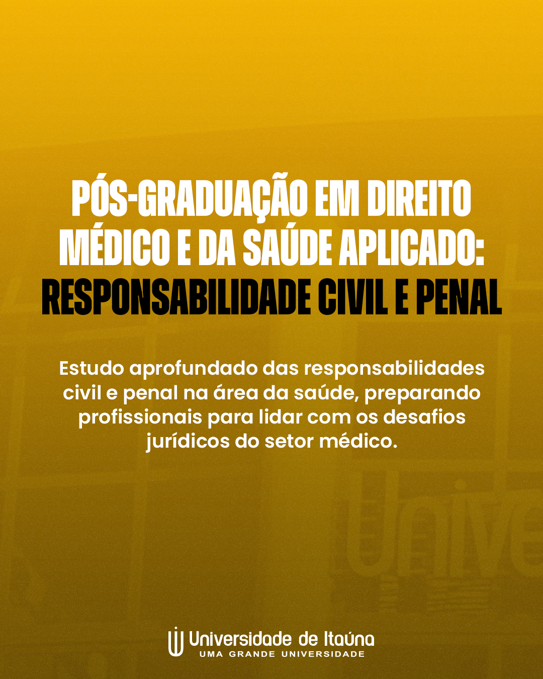Pós-Graduação em Direito Médico e da Saúde Aplicado