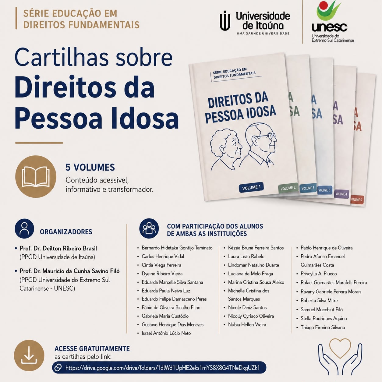 Cartilhas sobre os Direitos da Pessoa Idosa